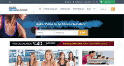 Desktop Screenshot of ankarafitnesssalonlari.com